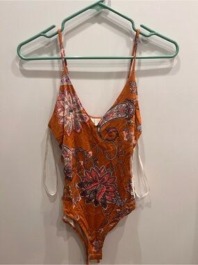 Forever 21 Rust Orange One-Piece Bodysuit